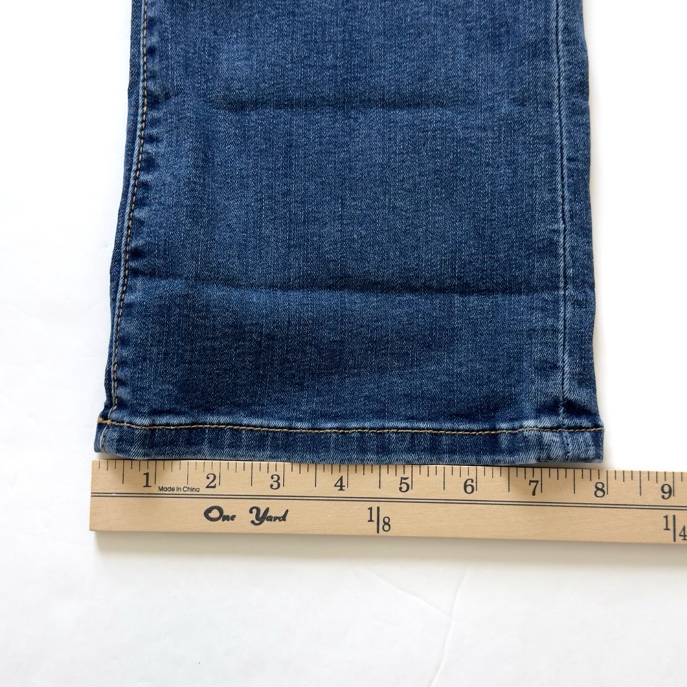 Lularoe Magic Waist Skinny Fit Bootcut Jeans 38 Stretch Comfy Mom Medium Wash - Picture 11 of 14
